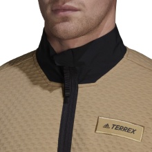 adidas Fleece Pullover Terrex Utilitas Hike Half-Zip brown Men